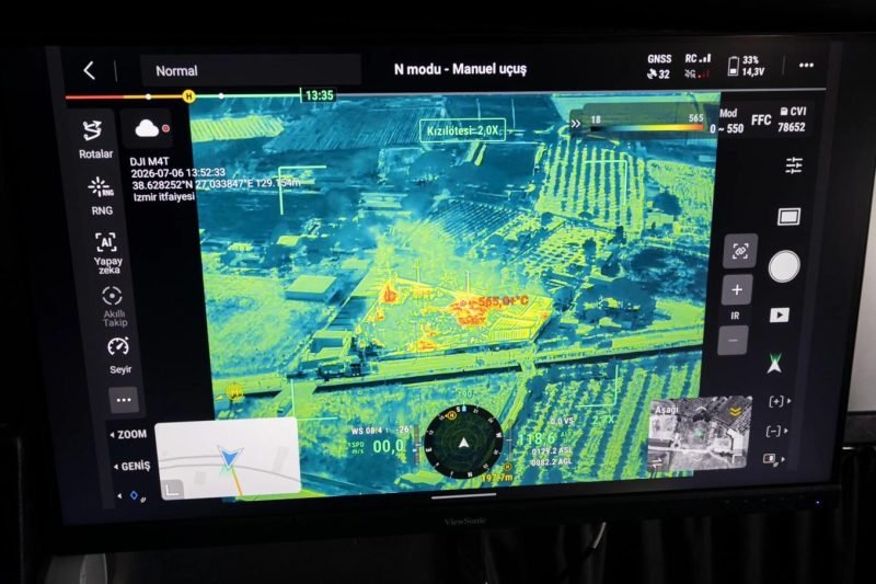 İzmir İtfaiyesi, Yapay Zeka Destekli Drone ile Yangınlara Karşı Güçleniyor