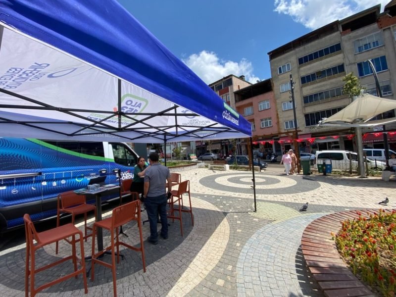 Ordu'da 153 Çözüm Merkezi, Korgan'da Vatandaşlarla Buluştu