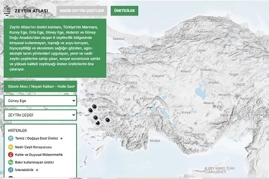 Avrupa Birliği Destekli "Zeytin Atlası" Erişime Açıldı