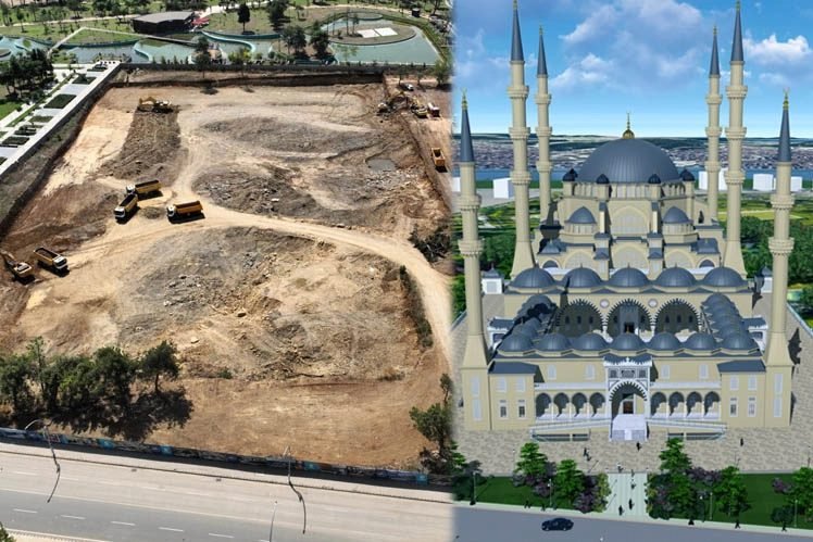 Gebze Millet Bahçesi'ne 10 Bin Kişilik Cami İnşa Ediliyor