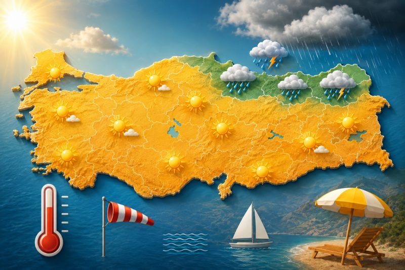Türkiye Sıcak Hava Dalgasının Etkisine Giriyor: Termometreler 40 Dereceyi Görebilir