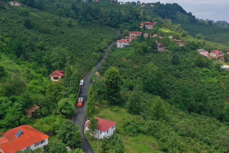 Ordu'da Yenisayaca Mahallesi'nde 3 Kilometrelik Sıcak Asfalt Çalışması Tamamlanıyor