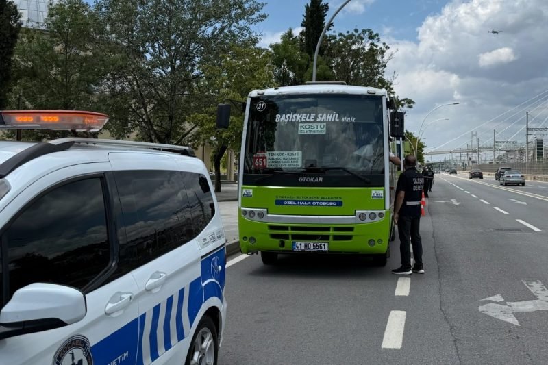 Kocaeli'de Klima Denetimi: Kurallara Aykırı 8 Otobüse Yaptırım